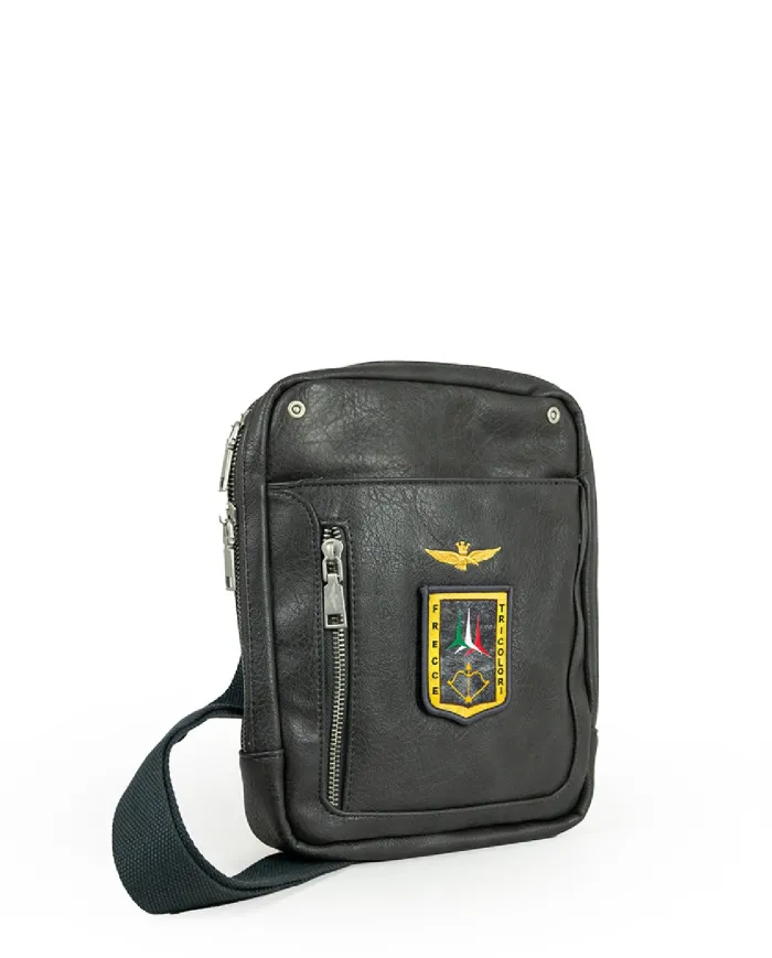 Aeronautica Militare Borsa uomo grande Pilot Antracite
