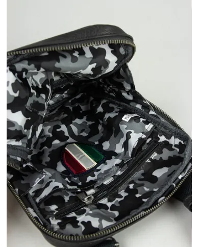 Aeronautica Militare Borsa uomo grande Pilot Antracite