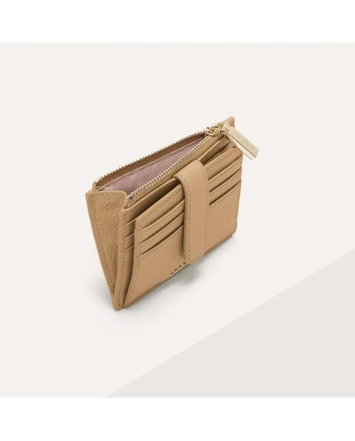 Coccinelle Porta carte di credito Metallic soft Beige