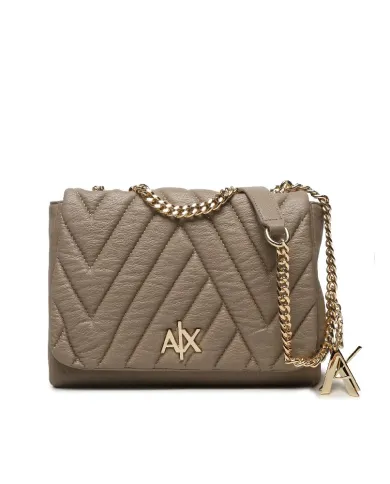 Armani Exchange Borsa piccola impunturata Taupe