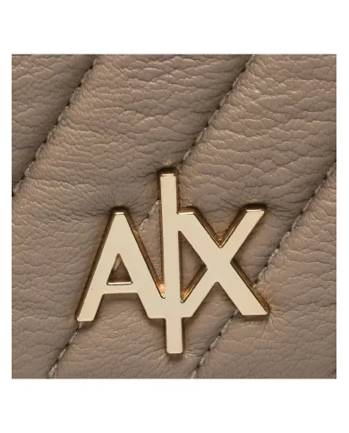 Armani Exchange Borsa piccola impunturata Taupe