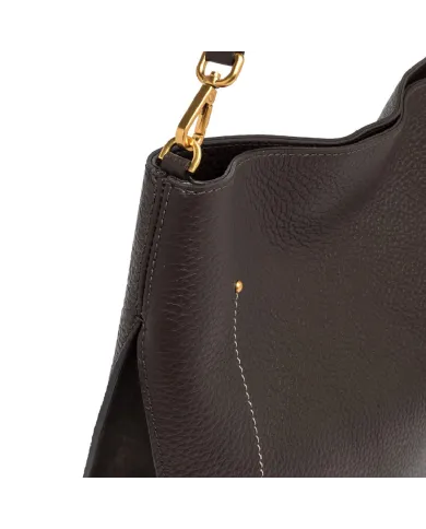 Gianni Chiarini Borsa tracolla grande Olga Testa moro