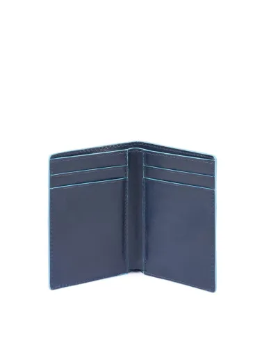 Piquadro Porta carte di credito Blue square