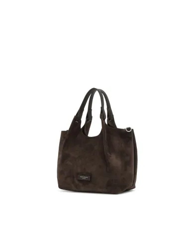 Gianni Chiarini Borsa a mano scamosciata Dua Testa moro