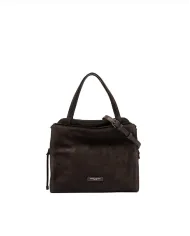 Gianni Chiarini Borsa a mano pelle scamosciata Janis Testa moro