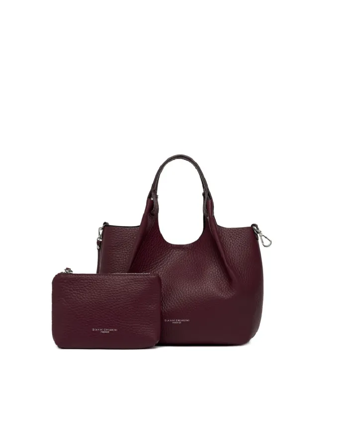 Gianni Chiarini Borsa a mano in pelle Dua Bordeaux