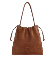 Coccinelle Borsa Dulse suede large Cognac