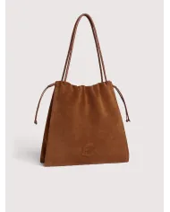 Coccinelle Borsa Dulse suede large Cognac