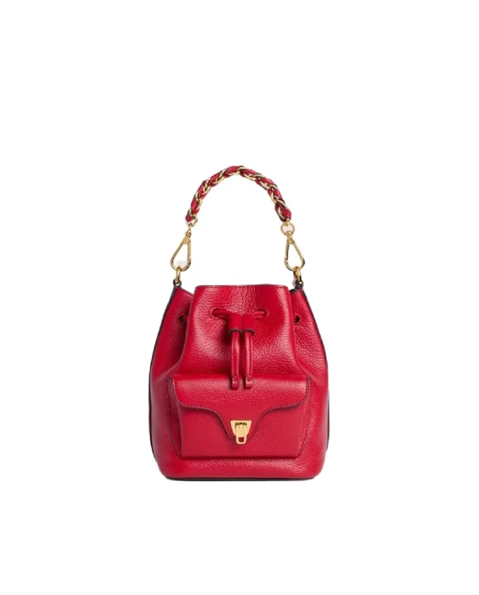 Coccinelle Borsa secchiello Beat generatio small Rosso