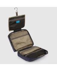 Piquadro Necessaire tessuto riciclato Brief 2 Blu