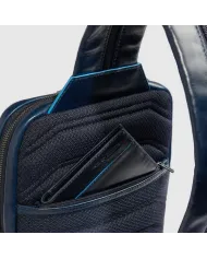 Piquadro Monospalla zaino Blue Square Mogano