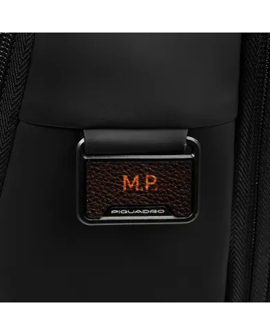Piquadro Zaino da viaggio impermeabile porta pc 14 Nero