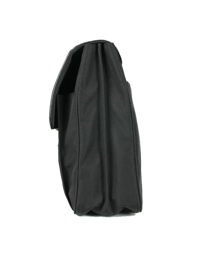 Bric's Cartella in tessuto e pelle Bric's linea "Privacy". Nero