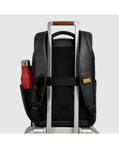 Piquadro Zaino pelle porta pc 15,6" Ael Nero