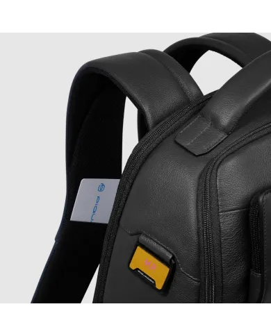 Piquadro Zaino pelle porta pc 15,6" Ael Nero