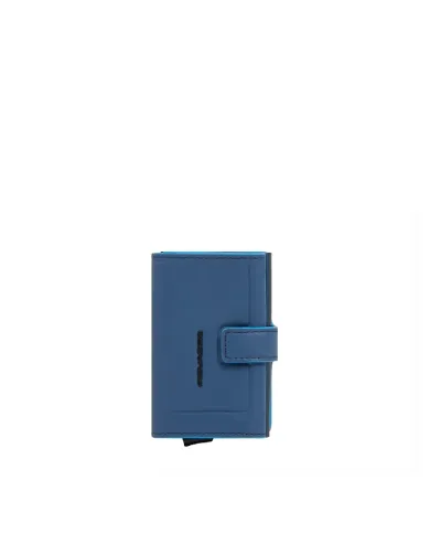 Piquadro Porta carte di credito con tasca banconote Atlas Avio
