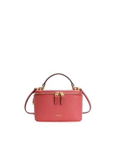 Nannini Borsa piccola in pelle Junia Rosso Geranio