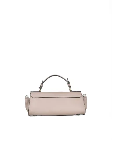 Loristella Borsa piccola in pelle liscia con pattina e tracolla The Bethlow Taupe