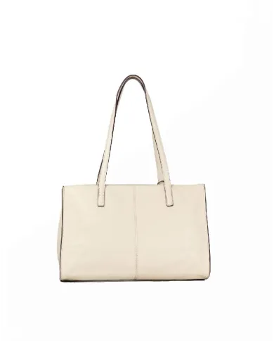 Nannini Shopping bag pelle Carla-L Beige