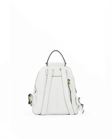 Nannini Zaino donna in pelle Febe Bianco
