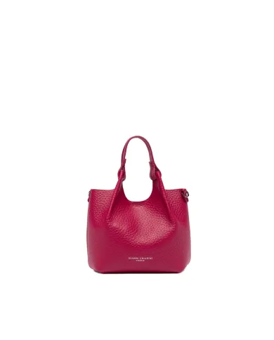 Gianni Chiarini Borsa Dua Mini in Pelle Made in Italy Fucsia