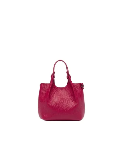 Gianni Chiarini Borsa Dua Mini in Pelle Made in Italy Fucsia
