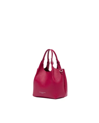 Gianni Chiarini Borsa Dua Mini in Pelle Made in Italy Fucsia