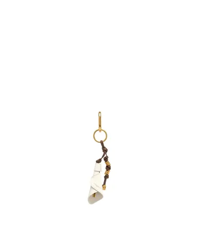 Gianni Chiarini Portachiavi Charm Calla Avorio