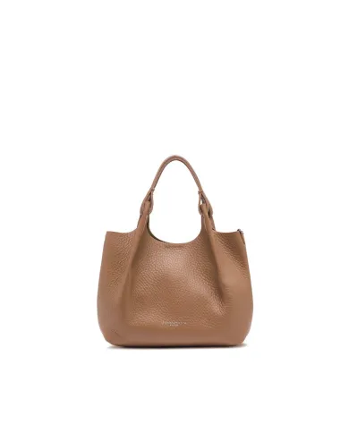 Gianni Chiarini Borsa Dua media in Pelle Made in Italy Beige