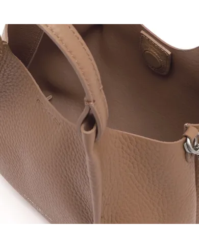 Gianni Chiarini Borsa Dua media in Pelle Made in Italy Beige