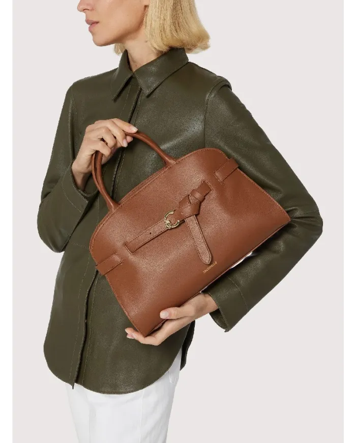 Coccinelle Borsa a Mano in pelle Sabine Medium Beige