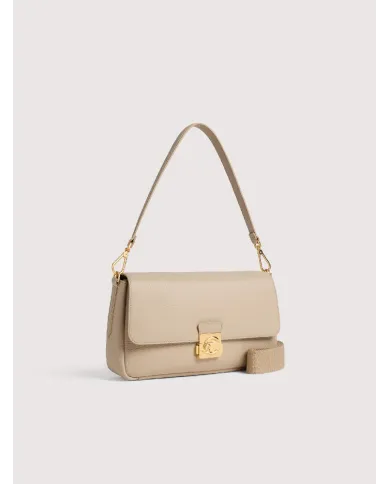 Coccinelle Borsa a tracolla C-Me Lock large Beige