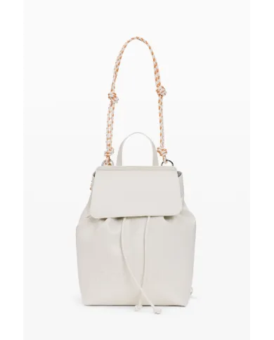 Desigual Zaino borsa con patta logato Bianco