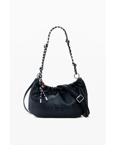Desigual Borsa a tracolla con logo Nero