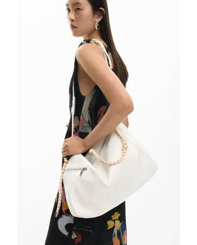 Desigual Borsa grande a tracolla Bianco
