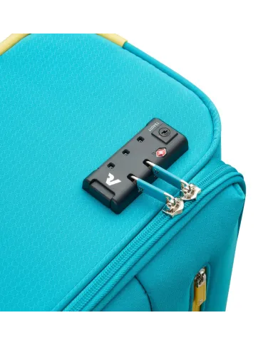 Roncato Trolley cabina 4 ruote Neon lite Turchese