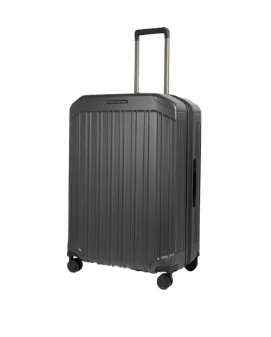 Piquadro Trolley rigido medio espandibile Pqlight Nero