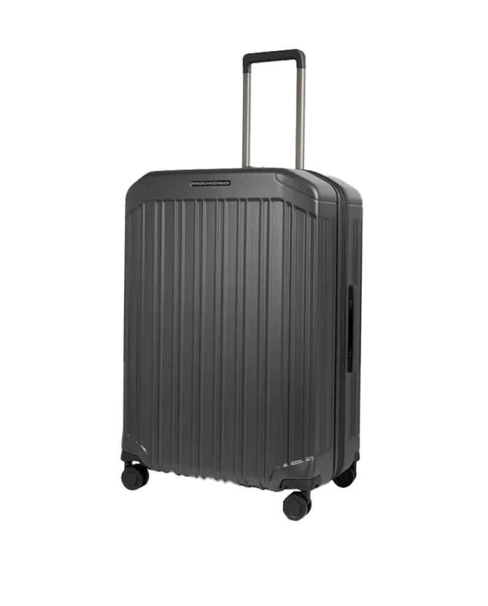 Piquadro Trolley rigido medio espandibile Pqlight Nero