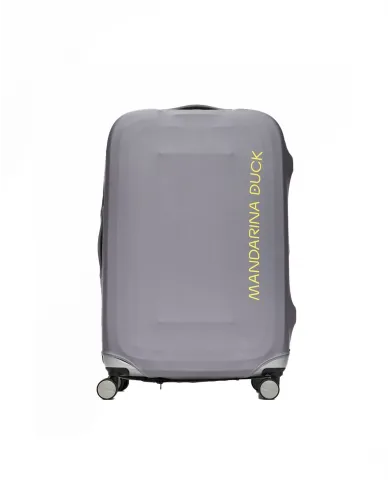 Mandarina Duck Cover in tessuto per valigia Large Grigio