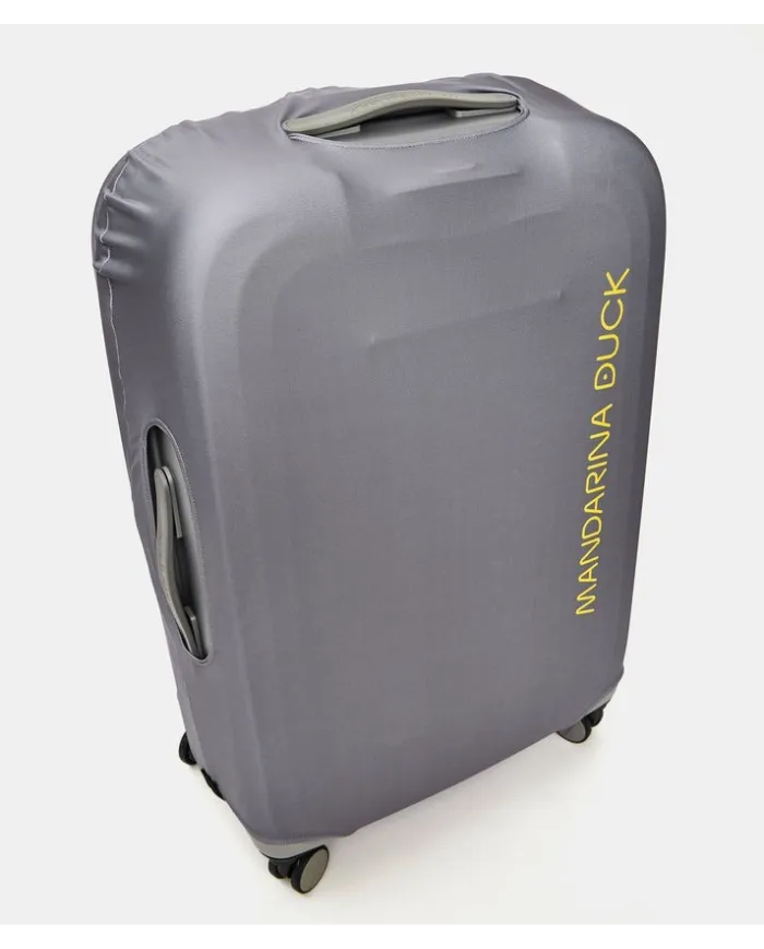 Mandarina Duck Cover in tessuto per valigia Large Grigio