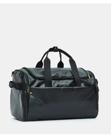Mandarina Duck Zaino Borsone in tessuto impermeabile Eco Coated Nero