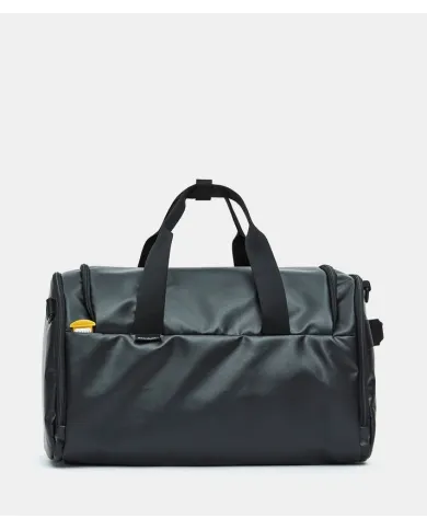 Mandarina Duck Zaino Borsone in tessuto impermeabile Eco Coated Nero