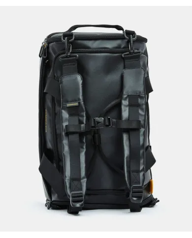 Mandarina Duck Zaino Borsone in tessuto impermeabile Eco Coated Nero