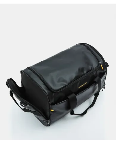 Mandarina Duck Zaino Borsone in tessuto impermeabile Eco Coated Nero