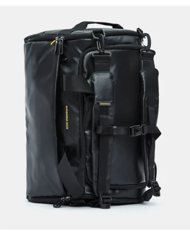 Mandarina Duck Zaino Borsone in tessuto impermeabile Eco Coated Nero