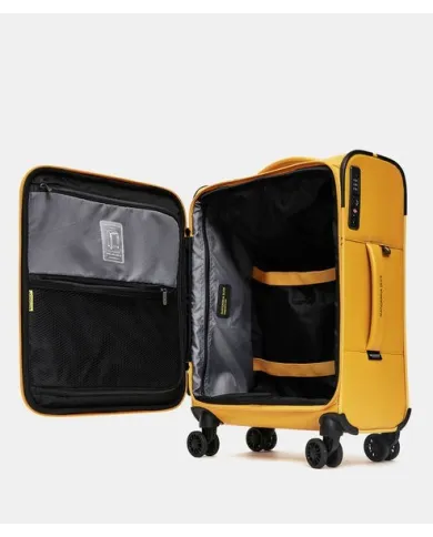 Mandarina Duck Trolley bagaglio a mano impermeabile Eco Coated Giallo