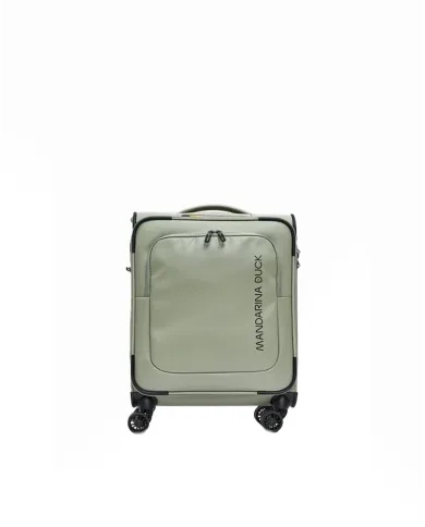 Mandarina Duck Trolley bagaglio a mano impermeabile Eco Coated Verde chiaro