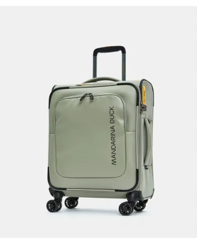 Mandarina Duck Trolley bagaglio a mano impermeabile Eco Coated Verde chiaro