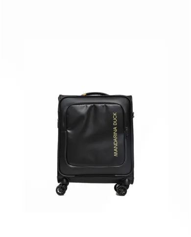 Mandarina Duck Trolley bagaglio a mano impermeabile Eco Coated Nero