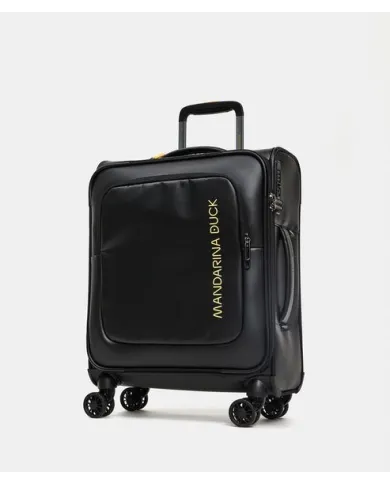 Mandarina Duck Trolley bagaglio a mano impermeabile Eco Coated Nero